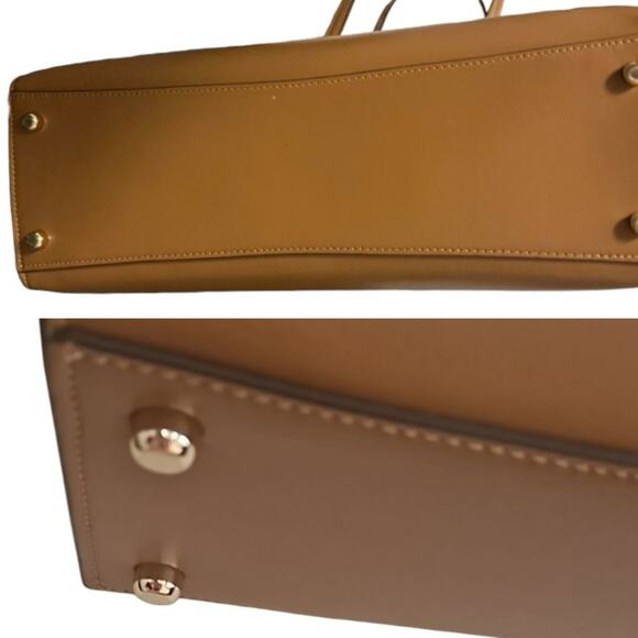 Coach Nina Tote Bag NEW Shade Saddle Brown Leather Purse NWT - Picture 11 of 11